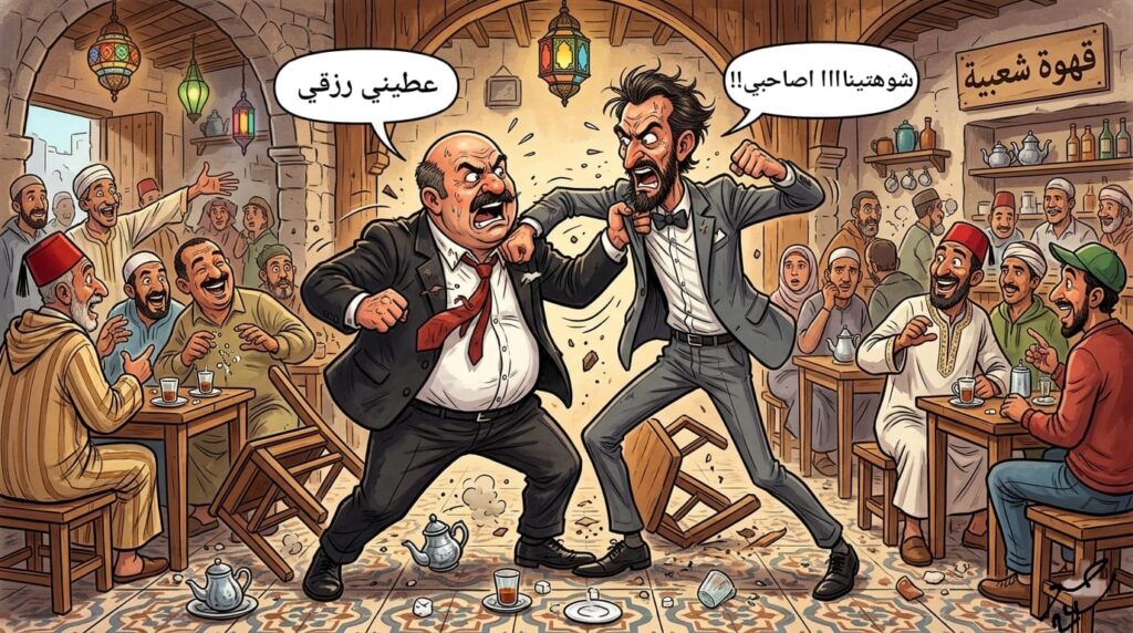 خلاف بين برلمانيين بالقنيطرة يتطور إلى شجار داخل مقهى بسبب مبلغ مالي كبير 