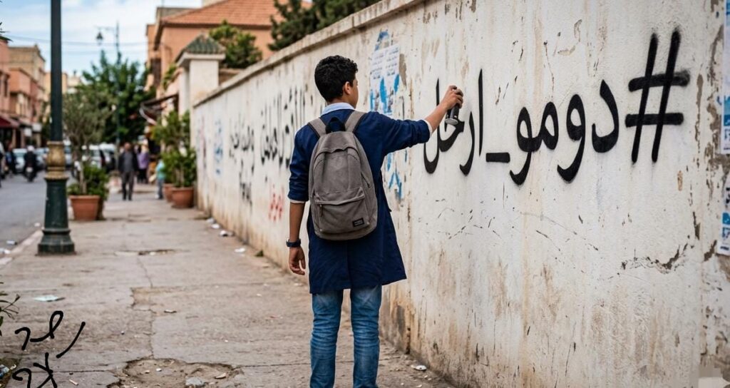 شعارات حائطية تقود إلى توقيف قاصر بالقنيطرة وتحذيرات من استغلال الأطفال في صراعات شخصية