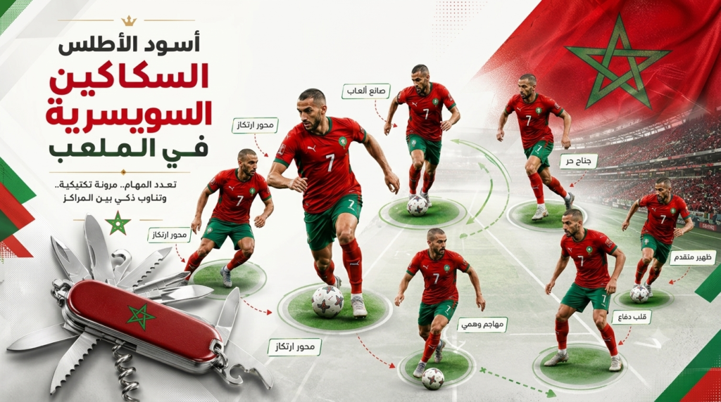 أسود الأطلس و«السكاكين السويسرية».. منتخب مغربي متعدد المهام يكسر جمود المراكز