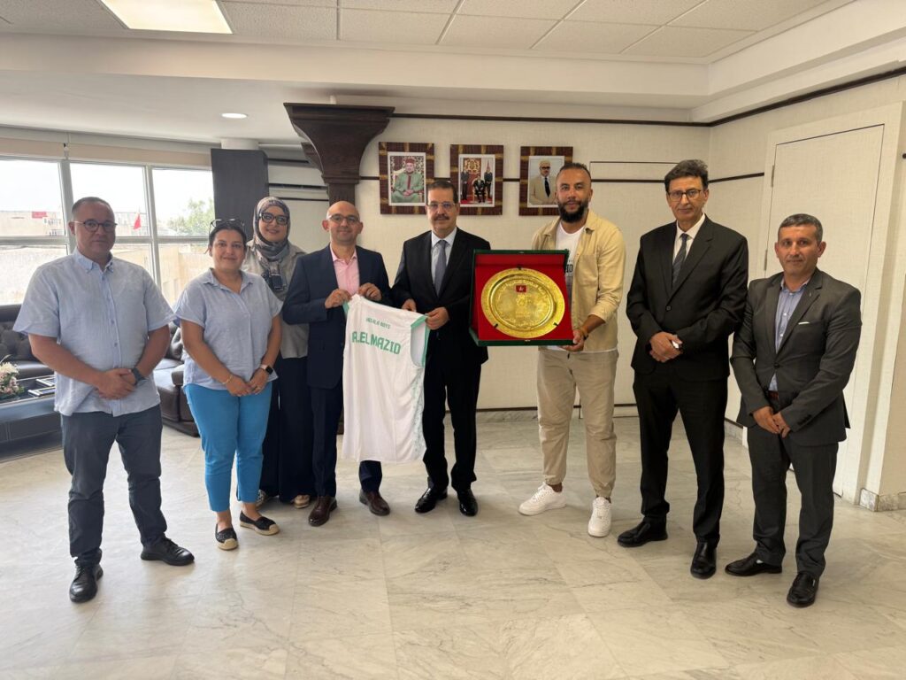 عامل إقليم القنيطرة يستقبل أبطال “الكاك” لكرة السلة بعد الصعود إلى القسم الوطني الأول