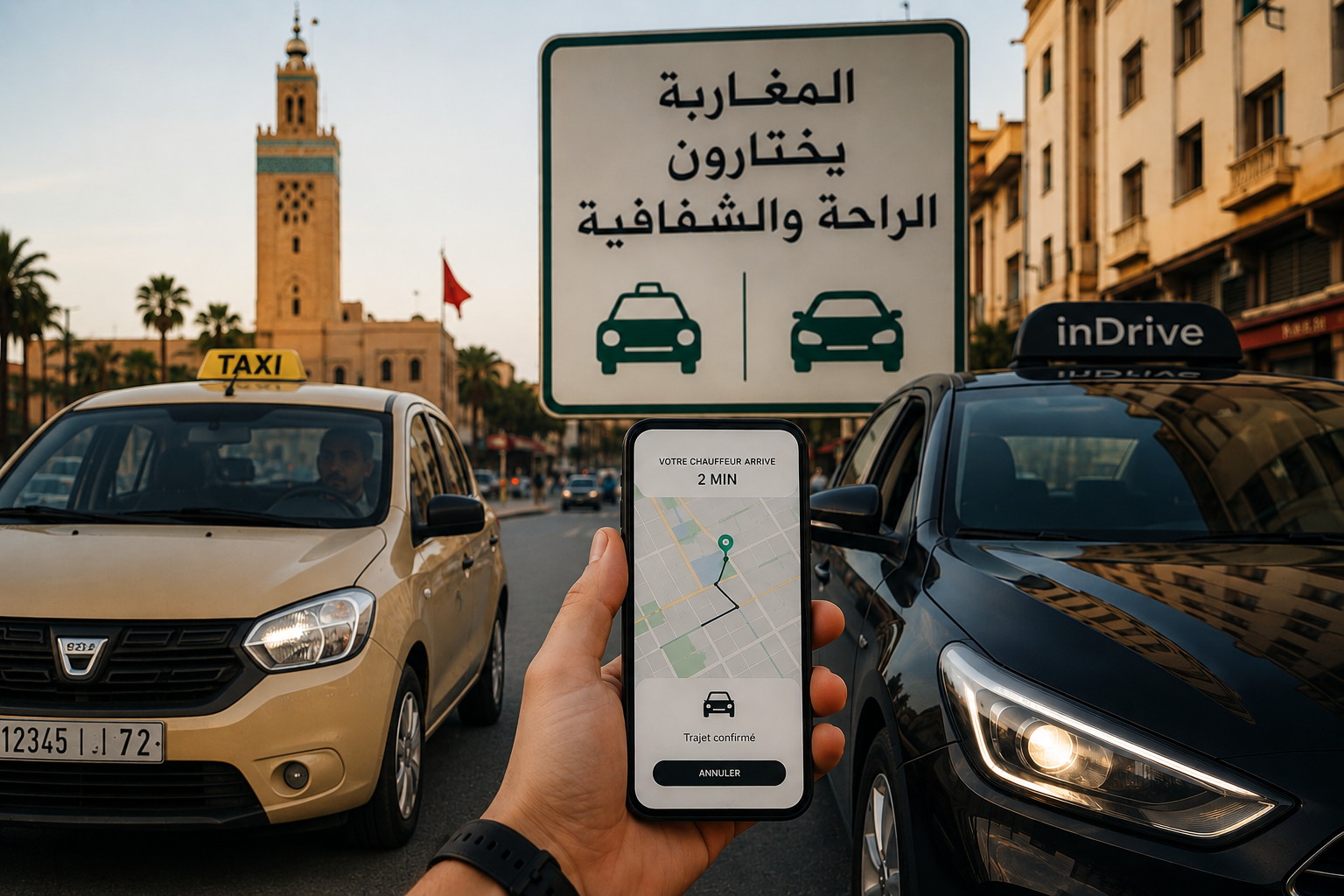 لماذا أصبح المغاربة يفضلون تطبيقات النقل الذكية على سيارات الأجرة؟
